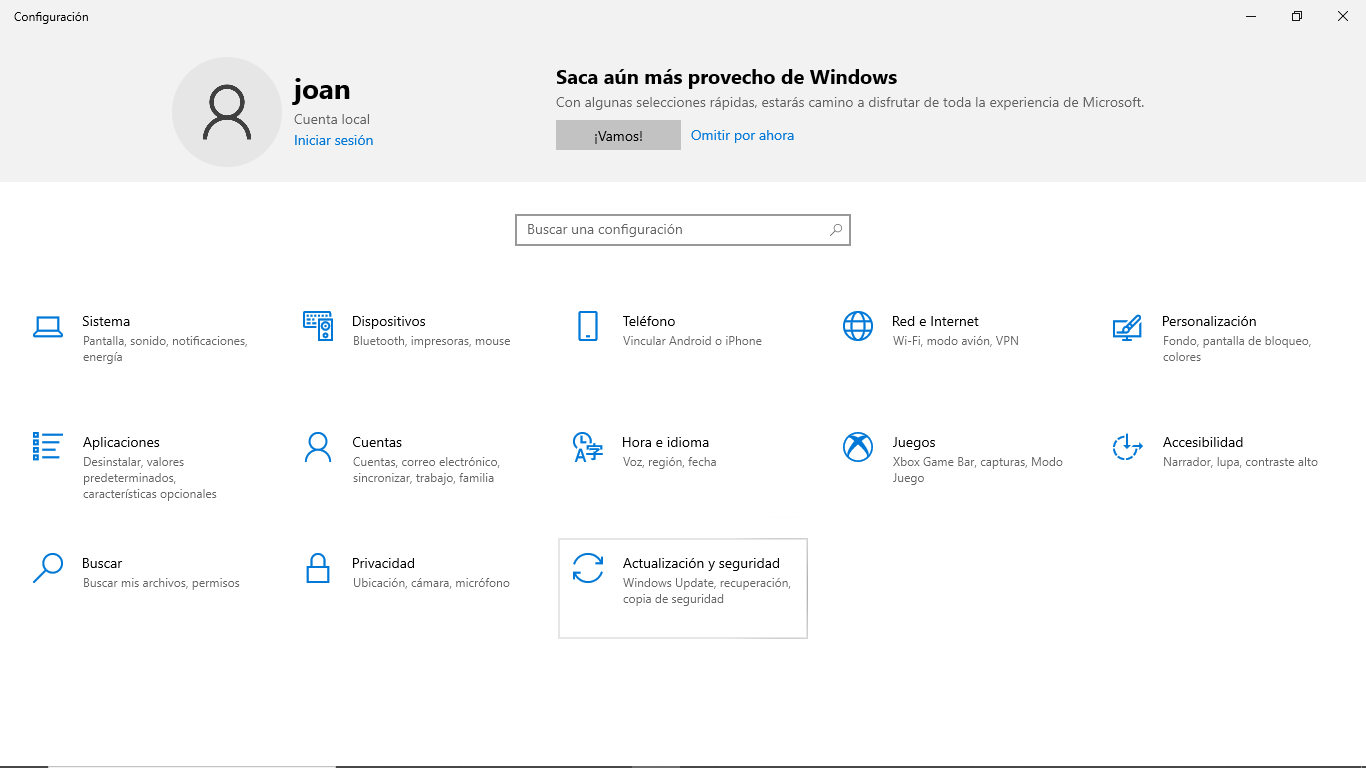 Resetejar Windows 10 a mode de fàbrica