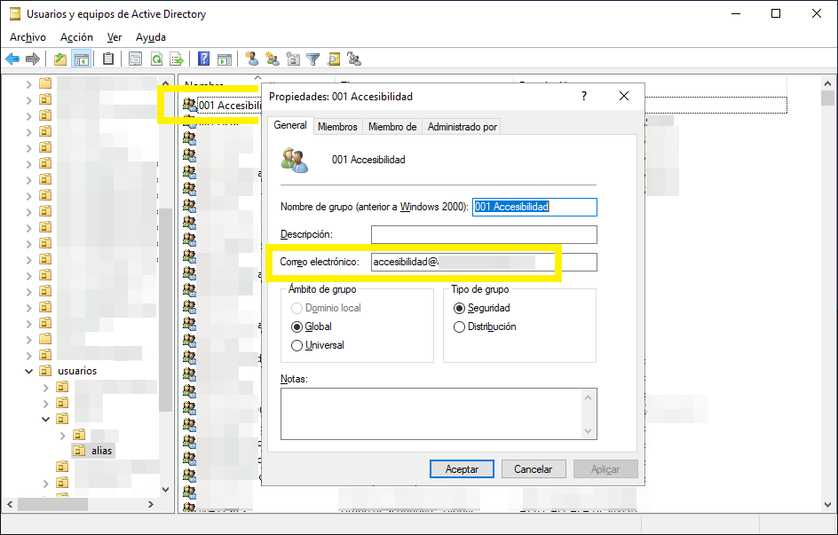 Creant grups i subgrups en Active Directory des de la terminal de PowerShell