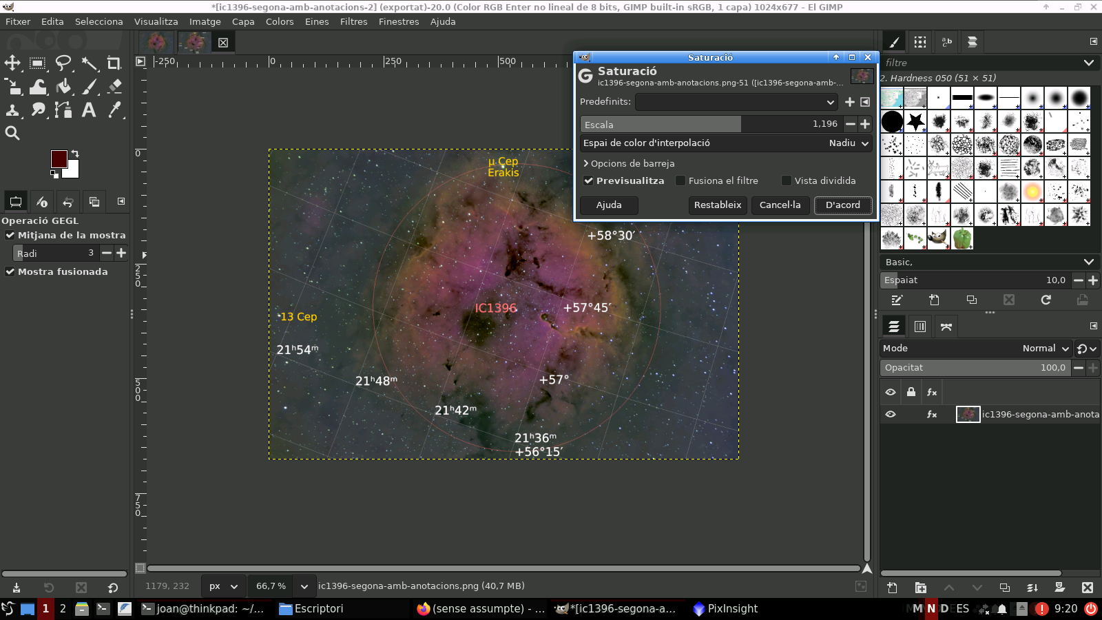 IC1396 HortaSud Astronomia