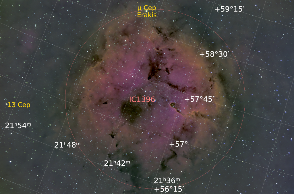IC1396 HortaSud Astronomia