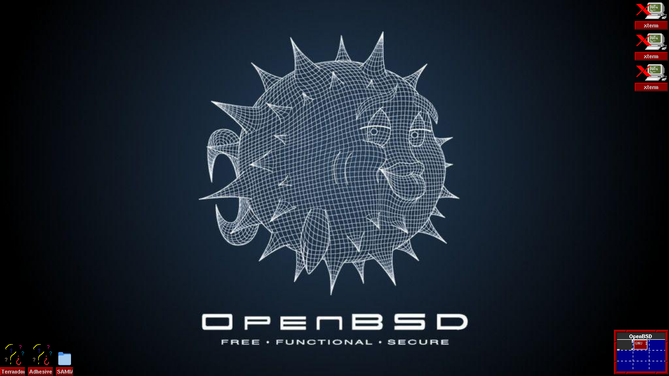 FVWM OpenBSD 7.7