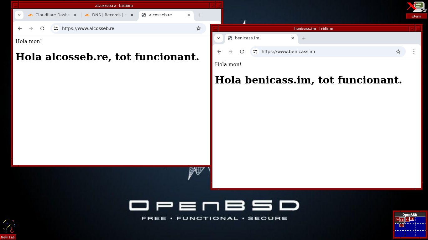 les webs ja funcionen