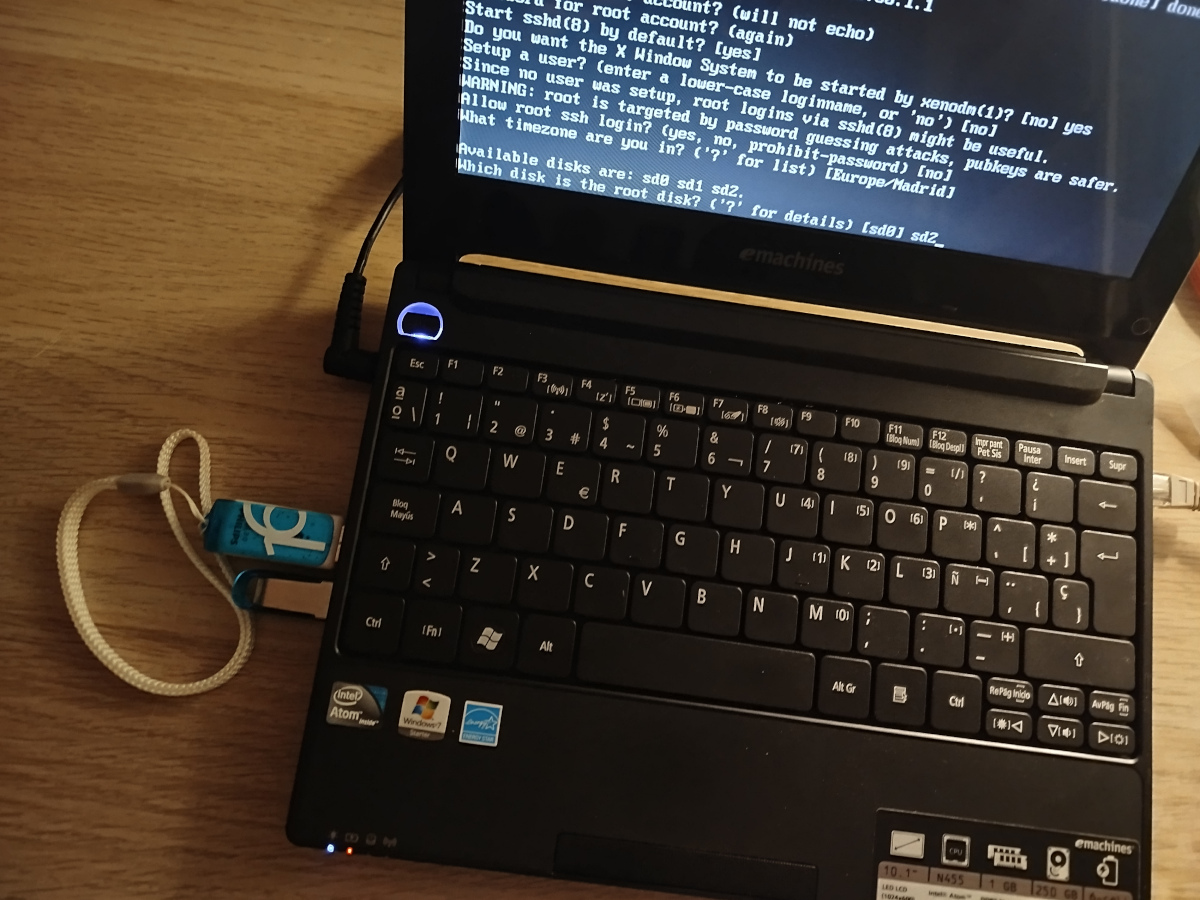instal·lant OpenBSD en un dispositiu pendrive USB