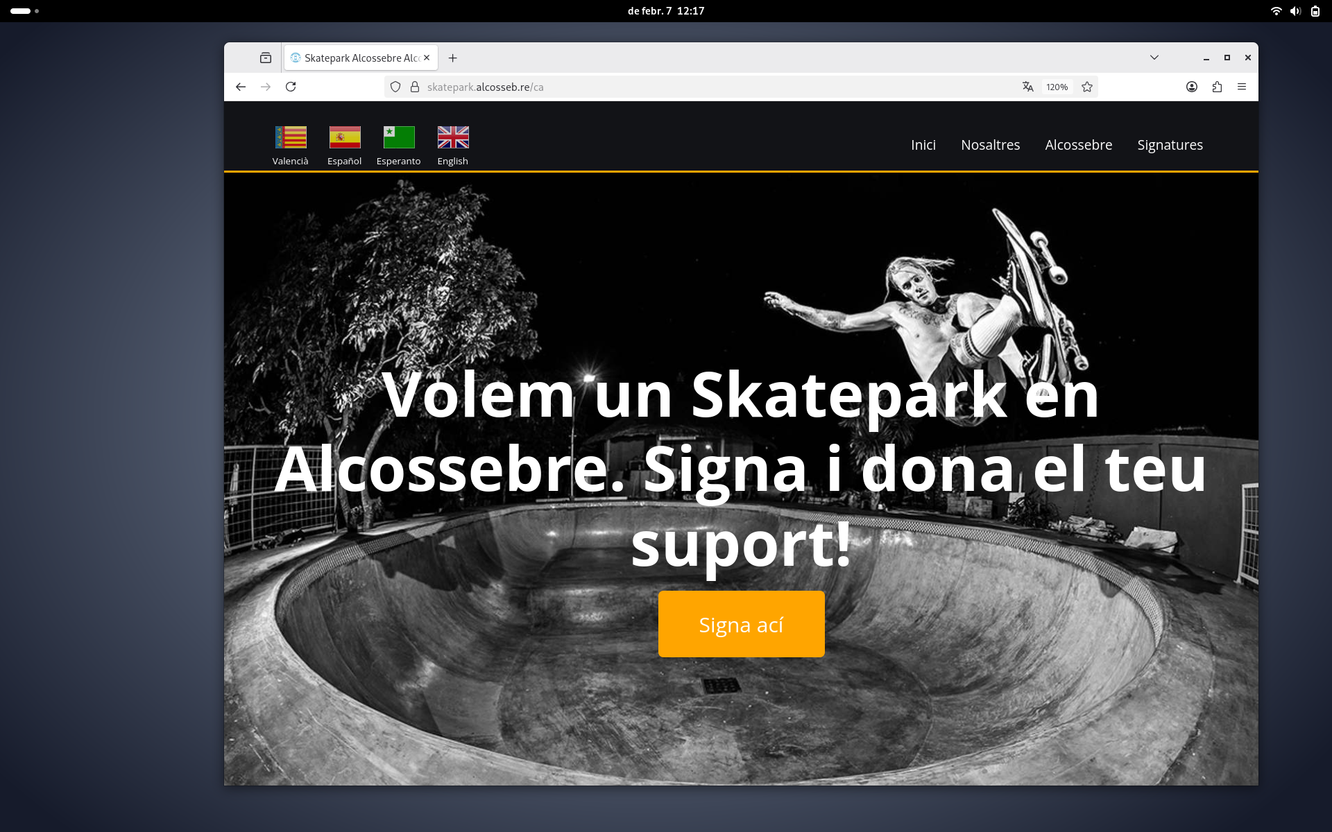 Volem un Skatepark a Alcossebre