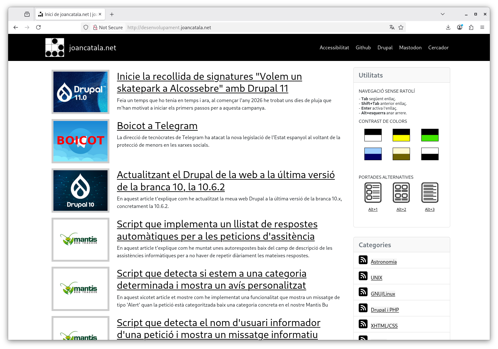Actualització a Drupal 11