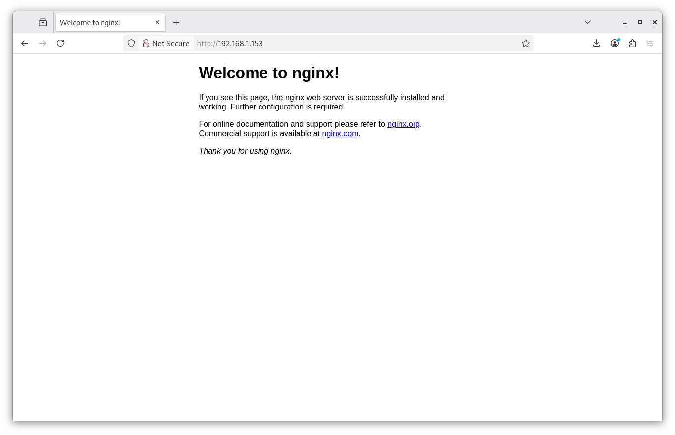 Nginx ja funciona