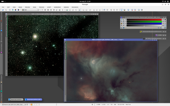 Processant Rho Ophiuchi amb Pixinsight