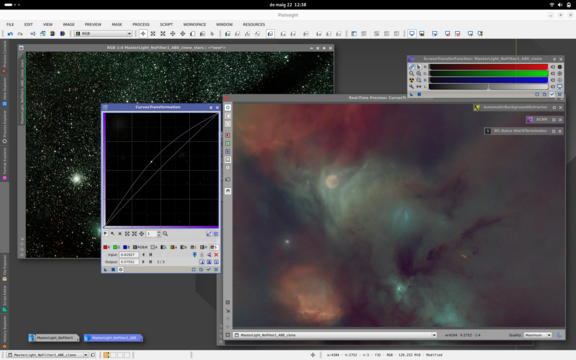 Processant Rho Ophiuchi amb Pixinsight