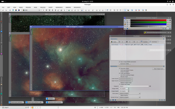 Processant Rho Ophiuchi amb Pixinsight