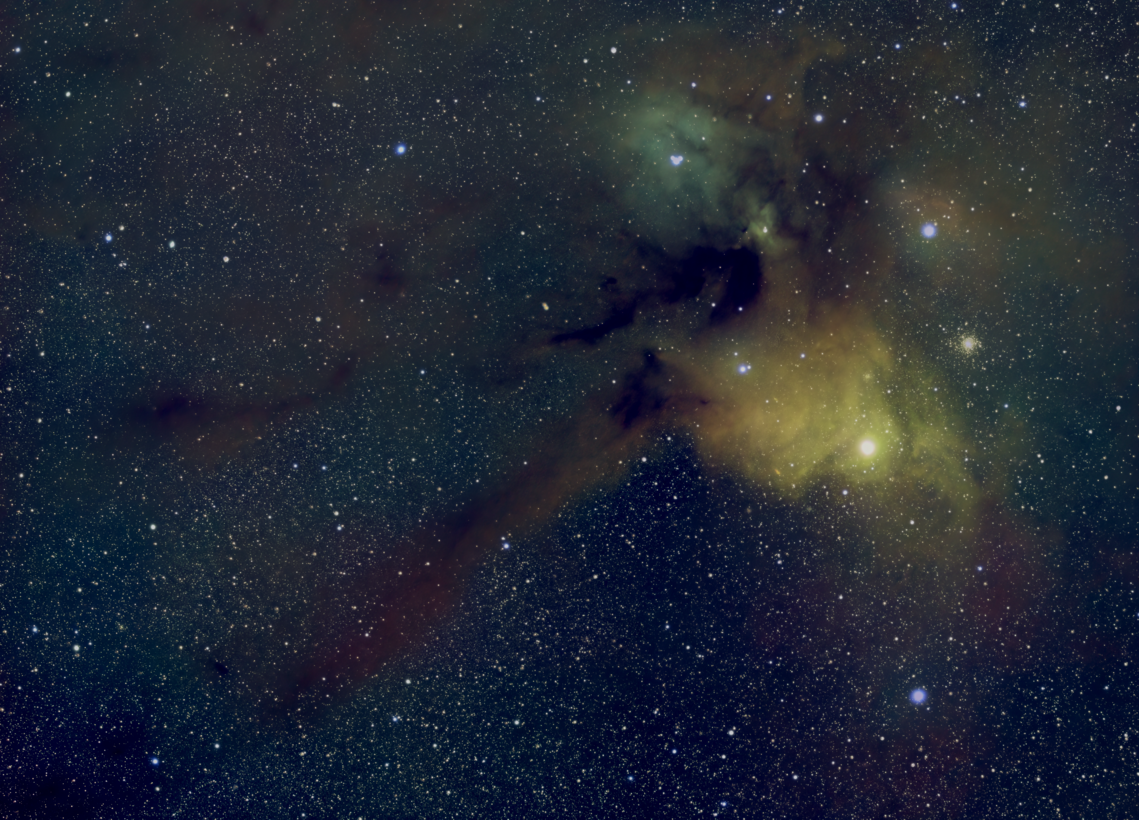 Processant Rho Ophiuchi amb Pixinsight