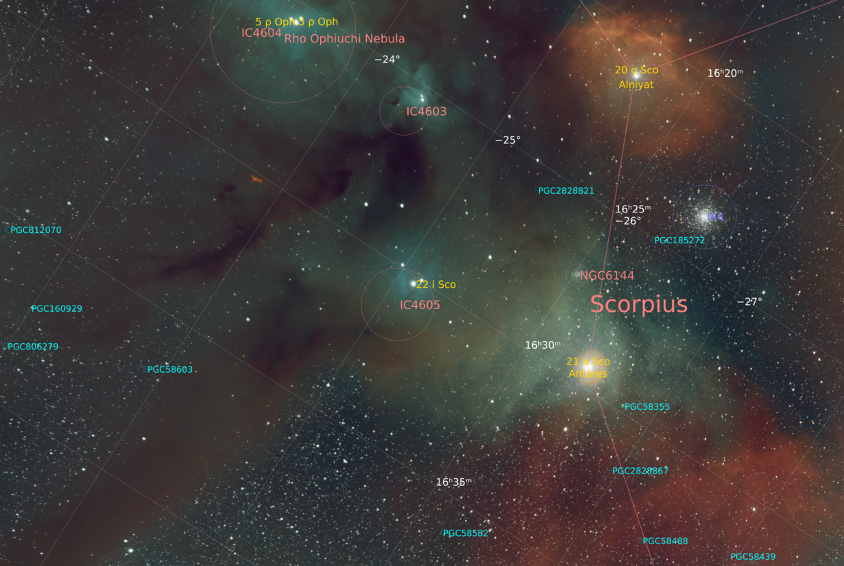 Processant Rho Ophiuchi amb Pixinsight
