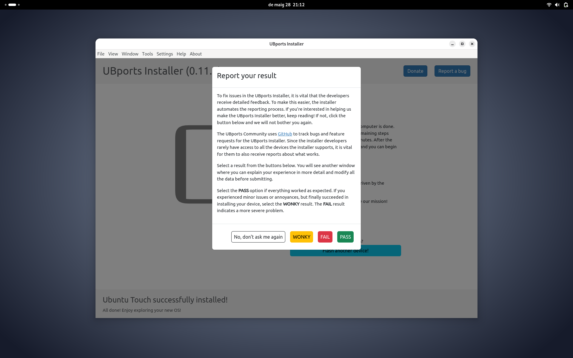 Ubuntu Touch en Tablet Lenovo Tab M10