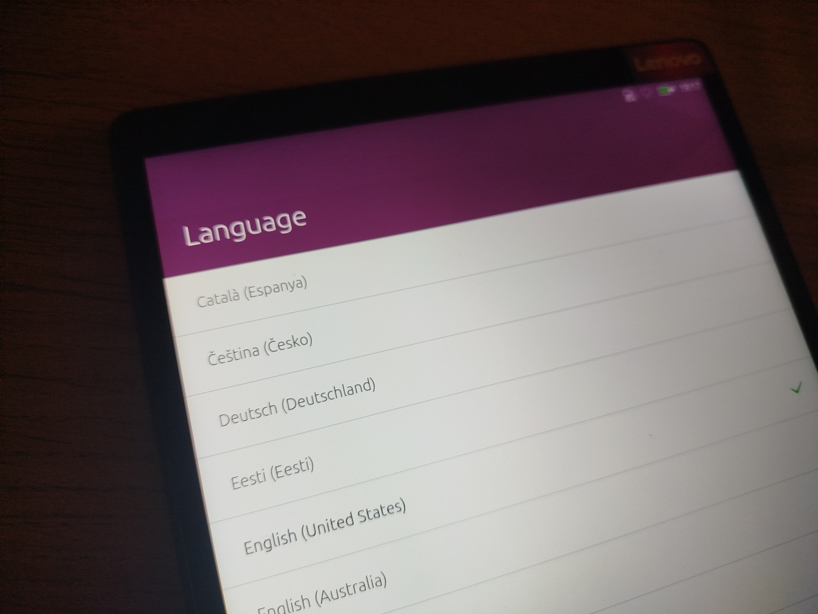 Ubuntu Touch en Tablet Lenovo Tab M10