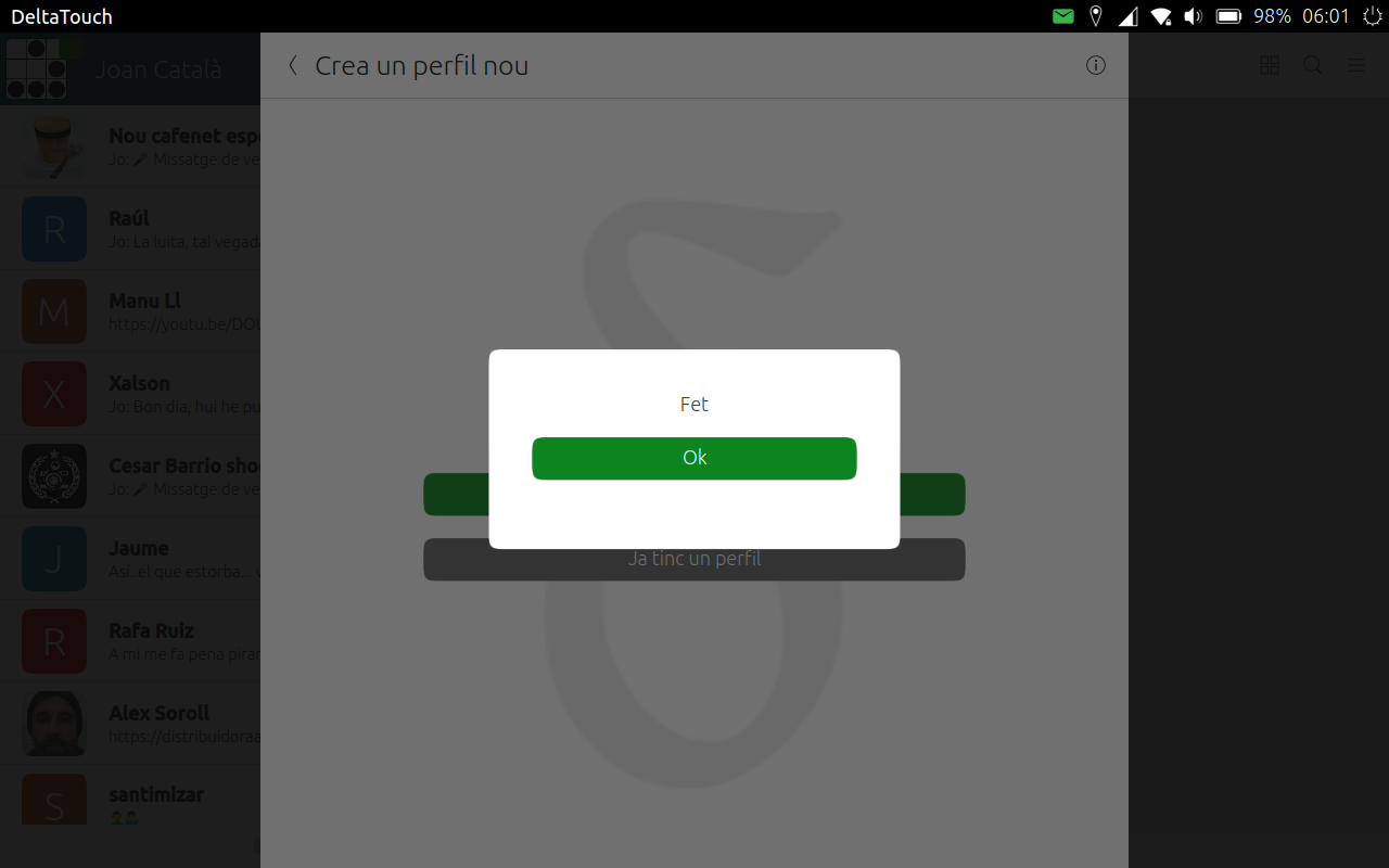 Delta Chat Ubuntu Touch