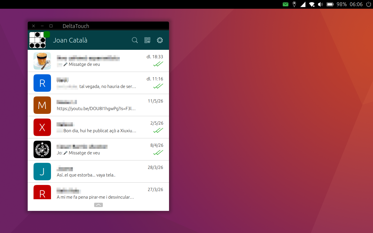 Delta Chat Ubuntu Touch