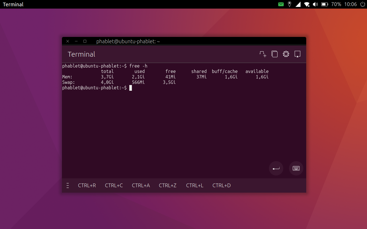 Swap a Ubuntu Touch