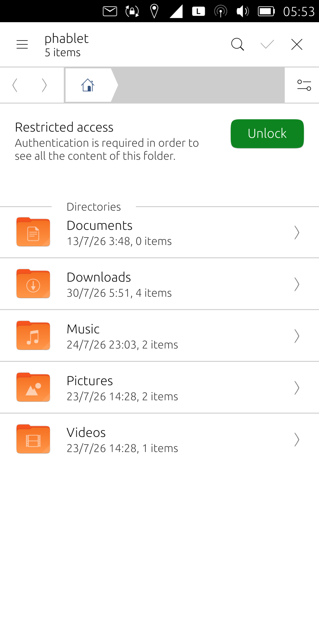 Contactes Ubuntu Touch
