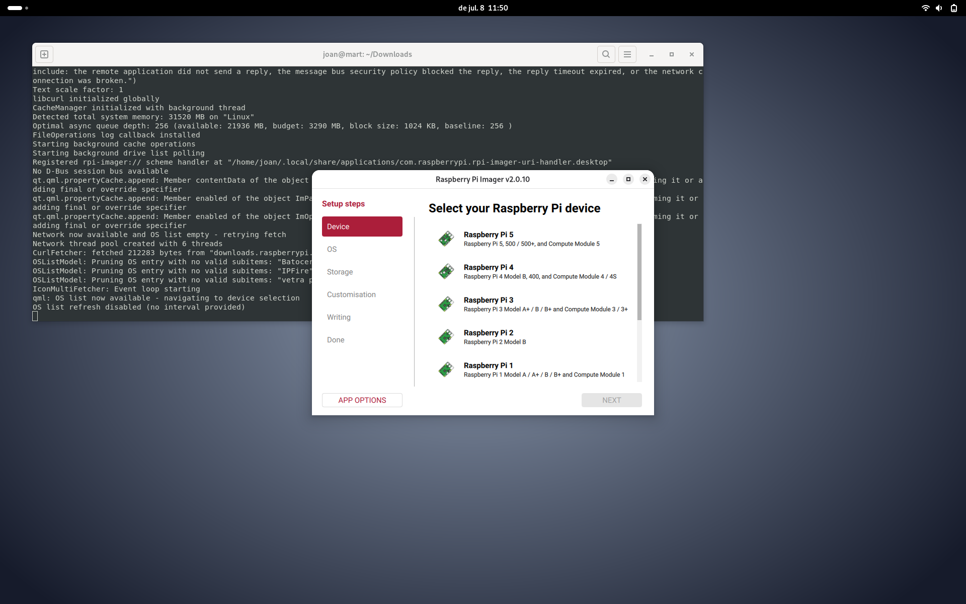 raspberry pi imager
