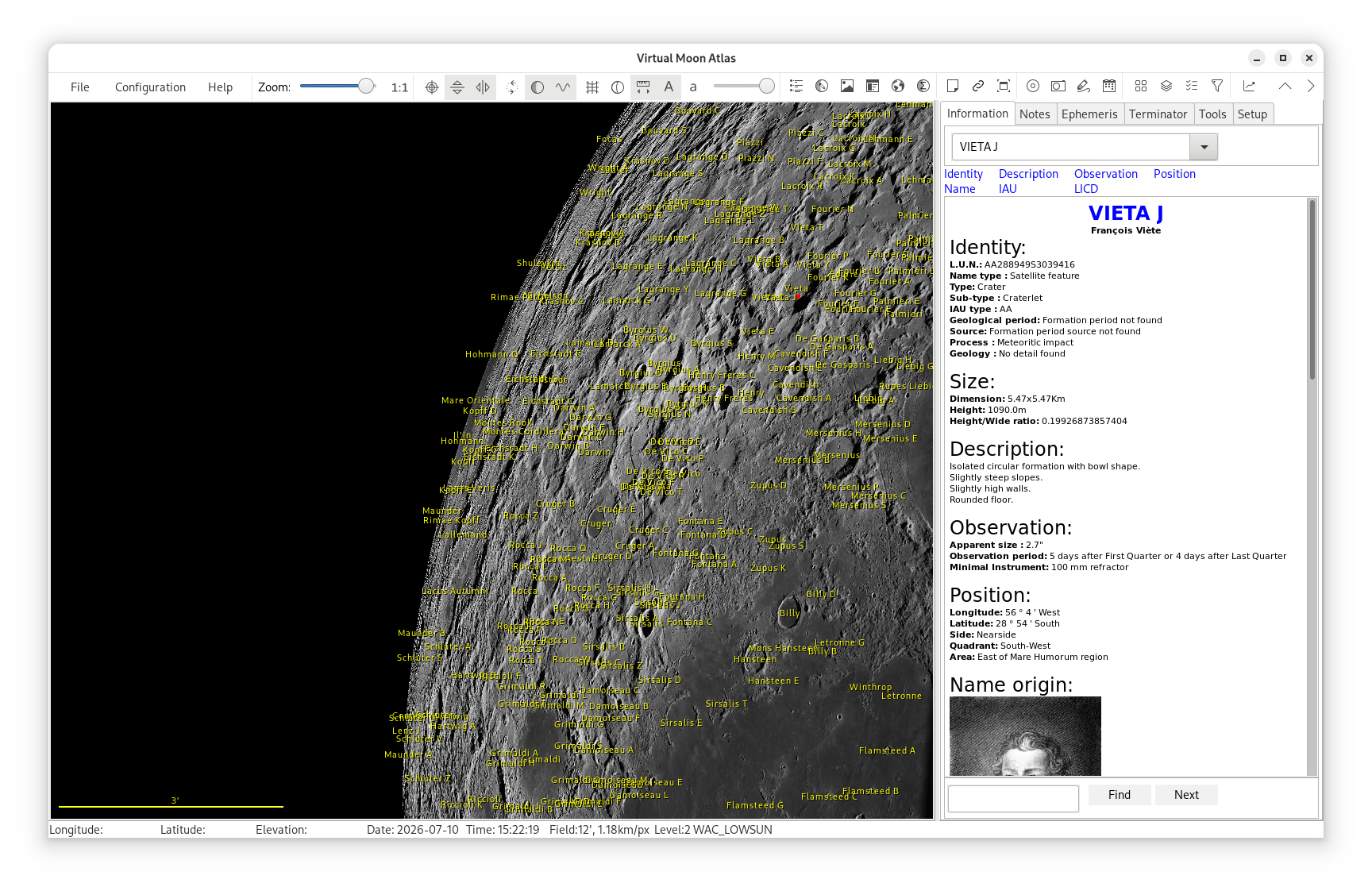 Virtual Moon Atlas