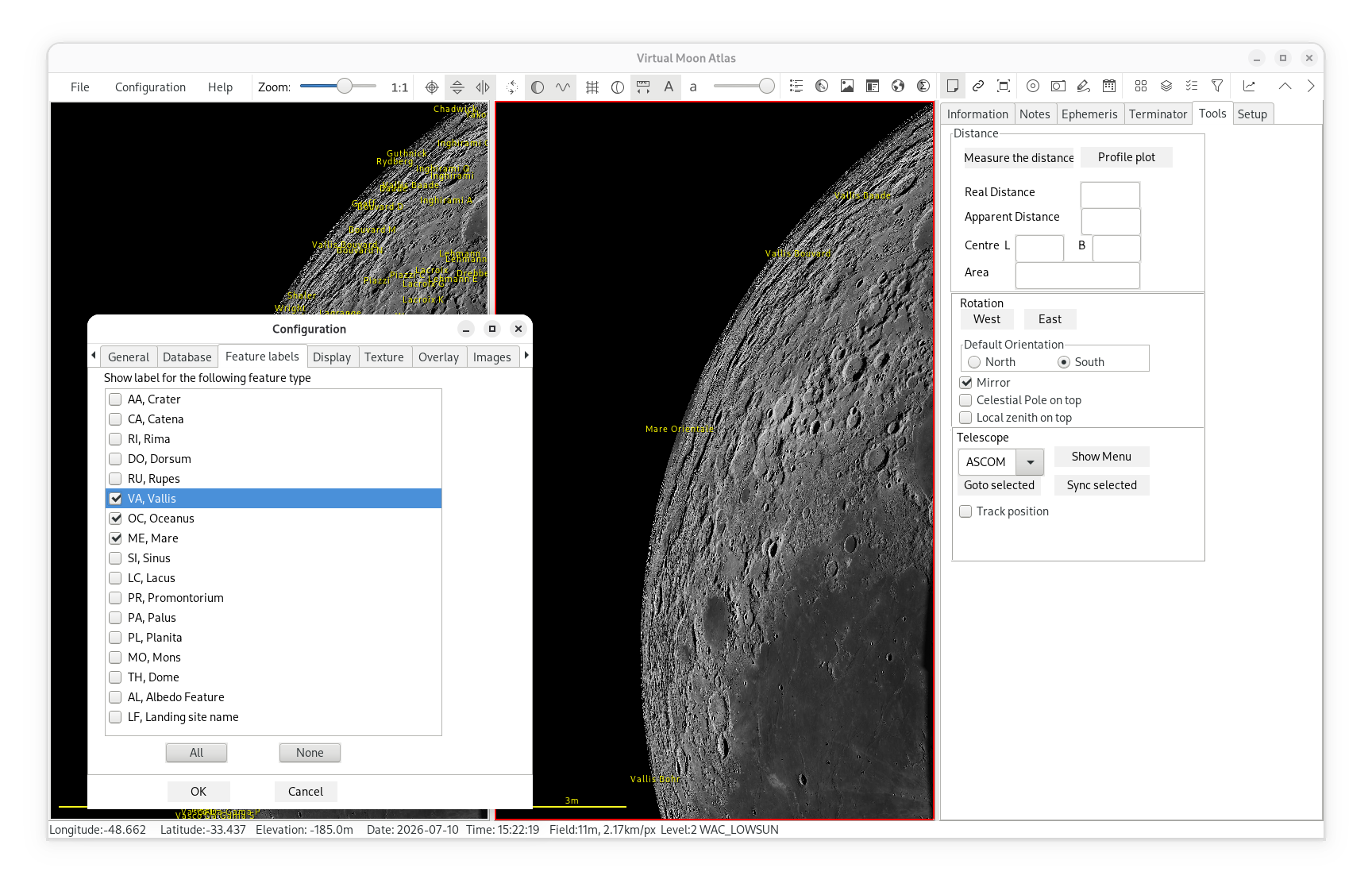 Virtual Moon Atlas