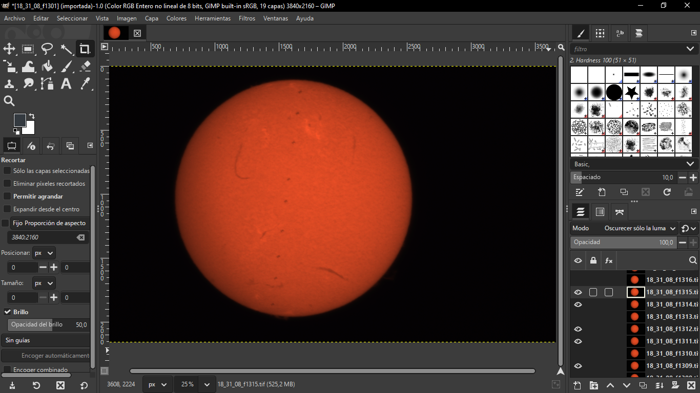 Trànsit de la ISS per davant del sol