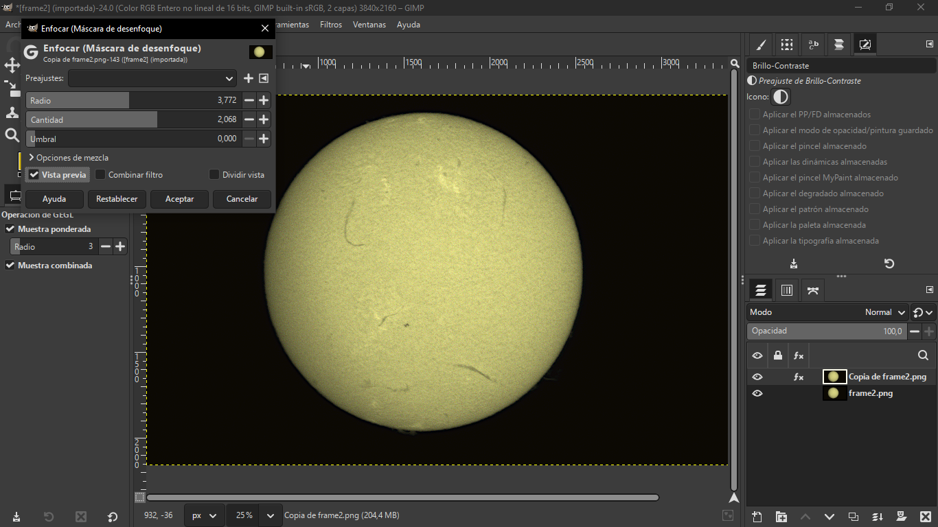 ISS i el Sol