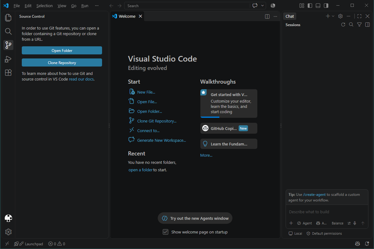 Visual Studio Code i Git portable
