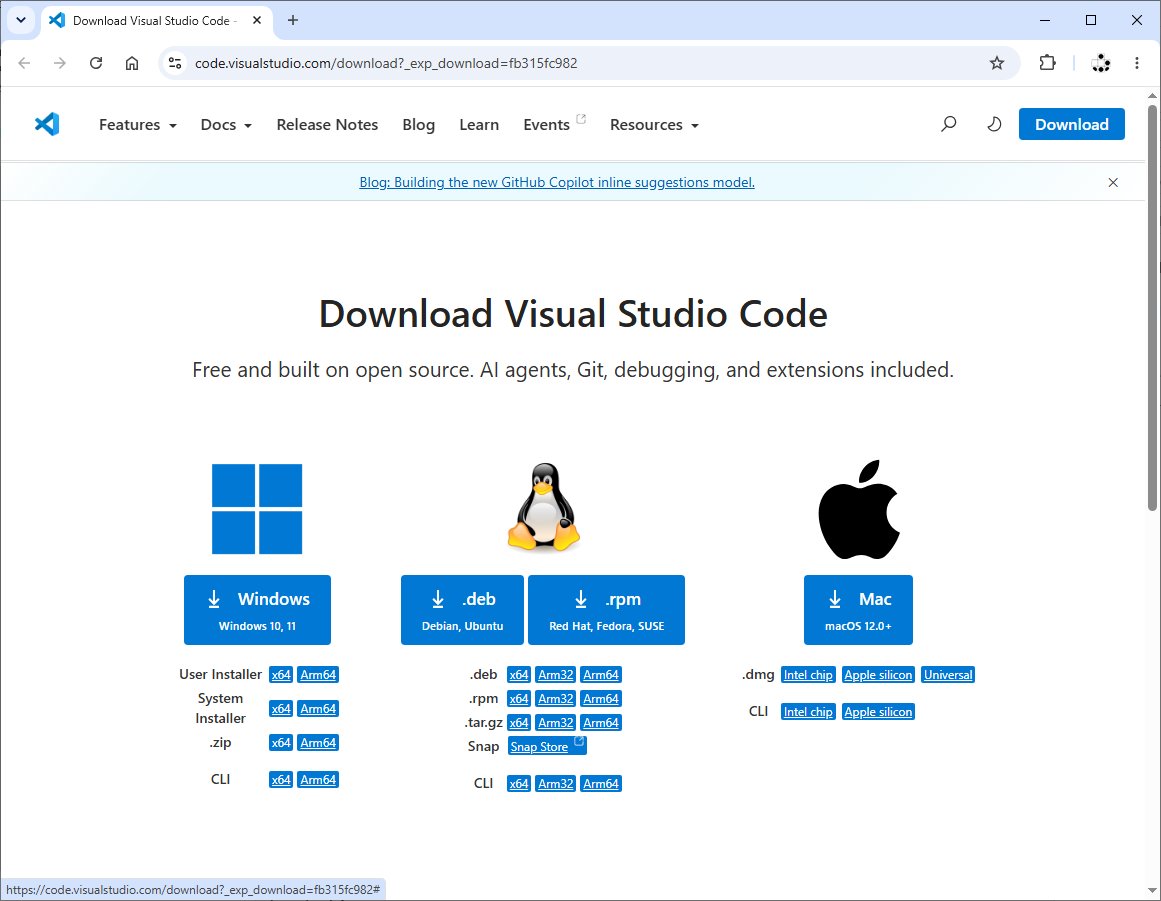 Visual Studio Code i Git portable