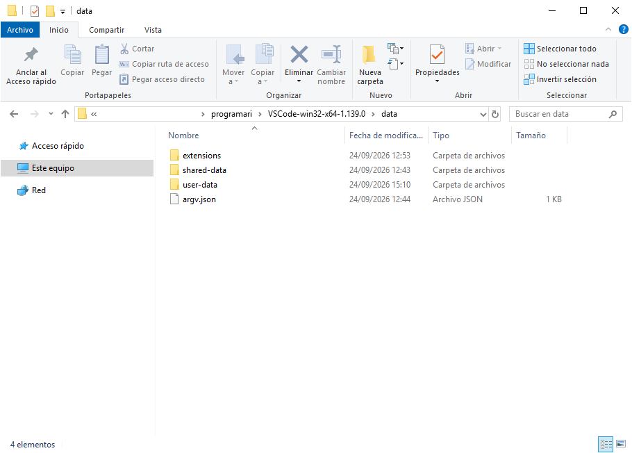 Visual Studio Code i Git portable
