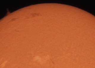 Sol en Hidrogen alpha (Abril 2025)