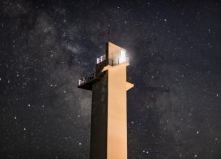 Far d'Alcossebre i la Via Làctia (1/4)