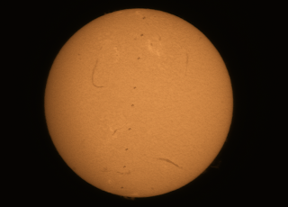 Trànsit de la ISS davant del Sol