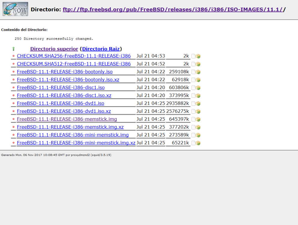 Cremar un USB per a tenir un instal·lador de FreeBSD 11