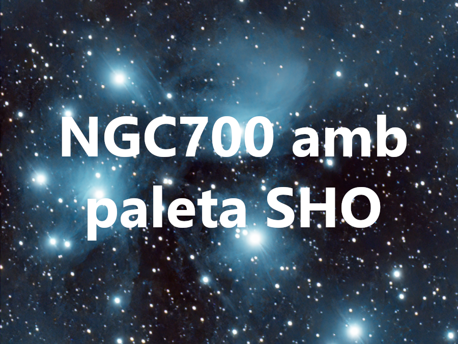 Processant la nebulosa NGC7000 en paleta SHO 