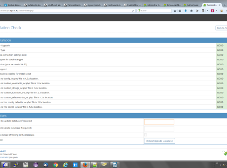 Actualitzant Mantis Bug Tracker 1.5 a la versió 2.9