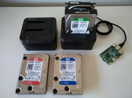 El meu servidor passa a tenir dos discs de 4 TB clonats