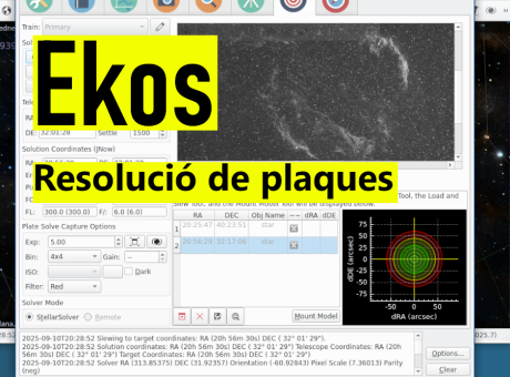 Configurant el Plate-solve o resolució de plaques amb Kstars/Ekos en GNU/Linux