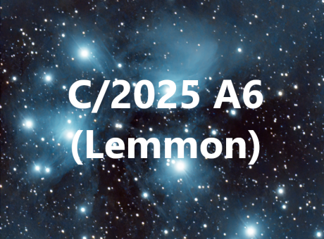 Processat del cometa C/2025 A6 (Lemmon) en color amb una càmera monocroma