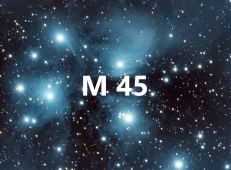 M45 les Plèiades amb un filtre molt restrictiu